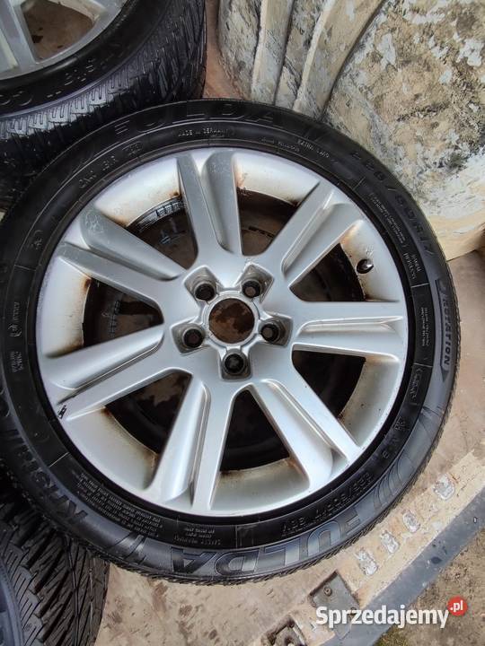 Audi a4 r17 orginalne alufelgi z oponami Samochodowe Ciechanów sprzedam