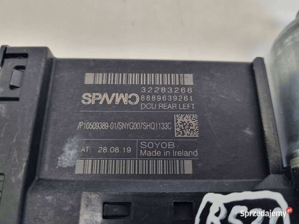 Volvo V70 III V60 I S60 II SILNICZEK SZYBY lewy osobowe Pozostałe Chełm