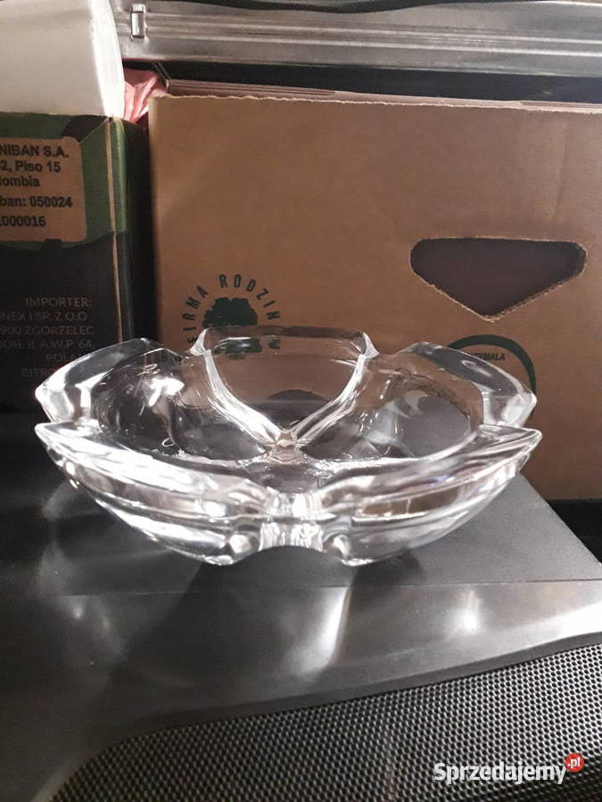 Pojemnik kryształowy art dco vintage Porcelana i szkło mazowieckie Warszawa
