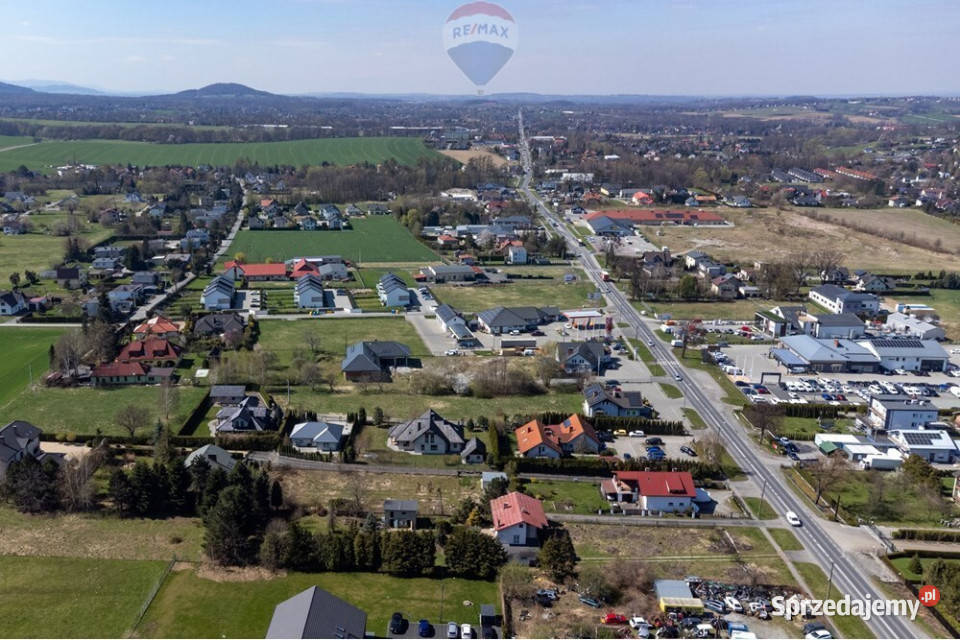 Działka usługowohandlowa ruchliwa droga Jaworze