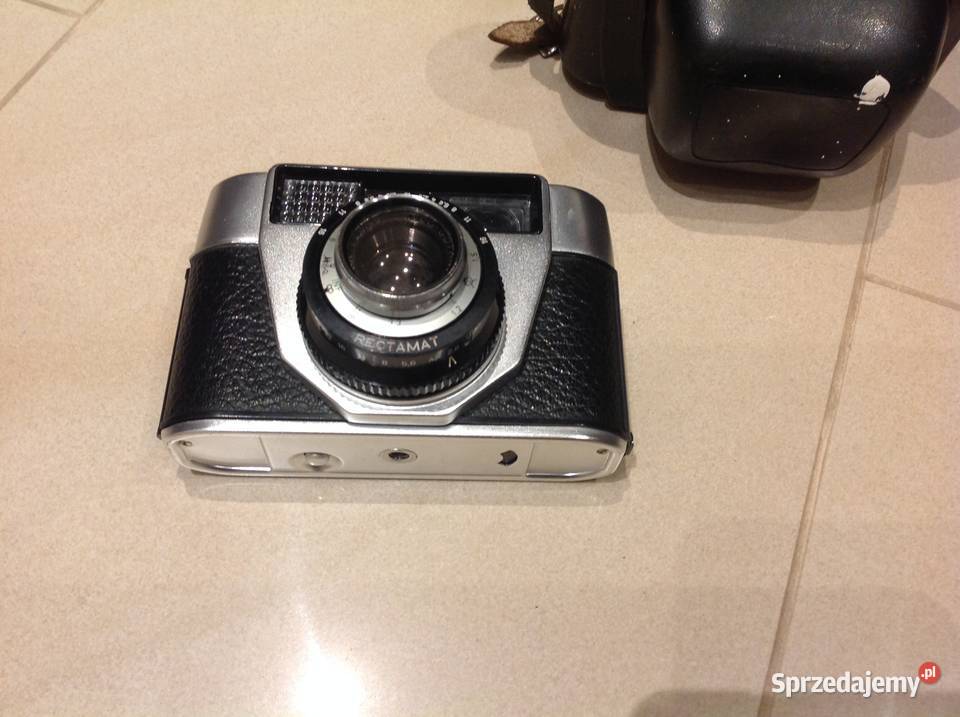 Stary Aparat fotograficzny OGA futerał skórzany Nowa Sól