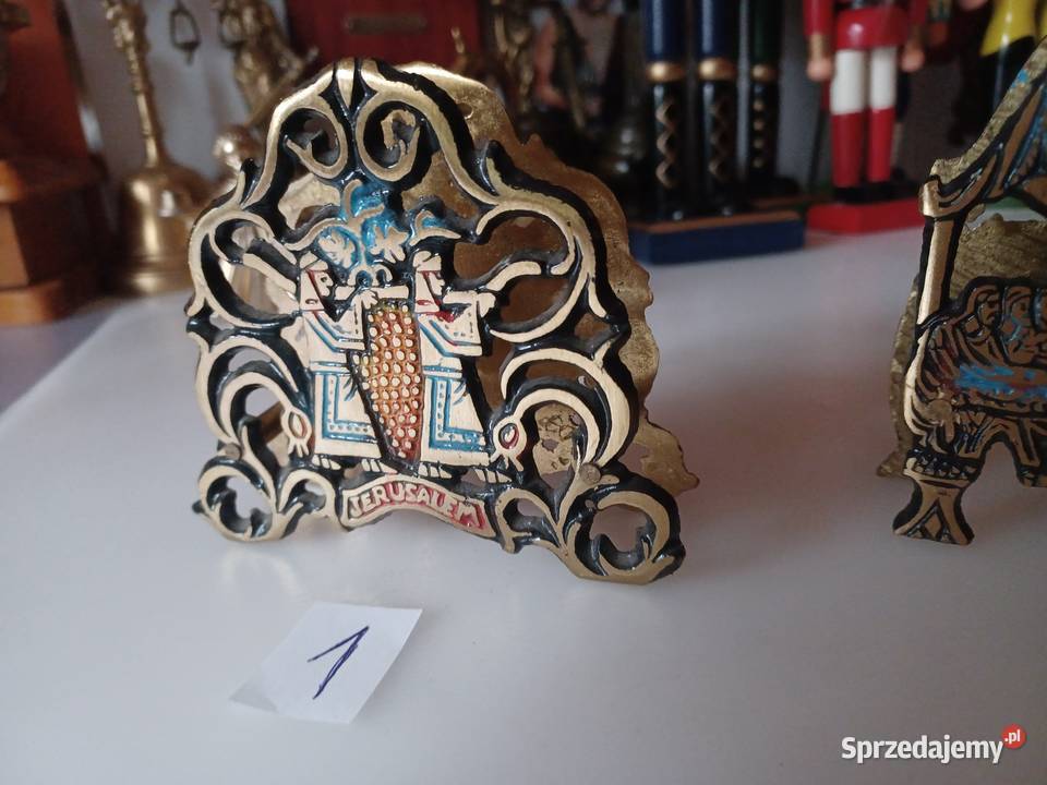 Piękny mosiężny serwetnik JERUSALEM Kolekcja Poznań sprzedam