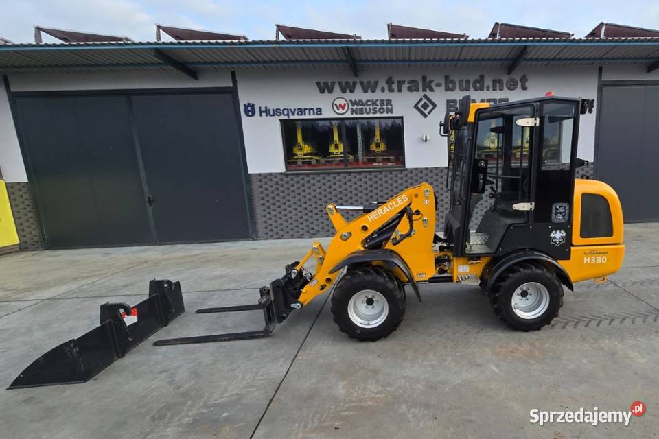 Ładowarka przegubowa HERACLES H380 YANMAR udźwig