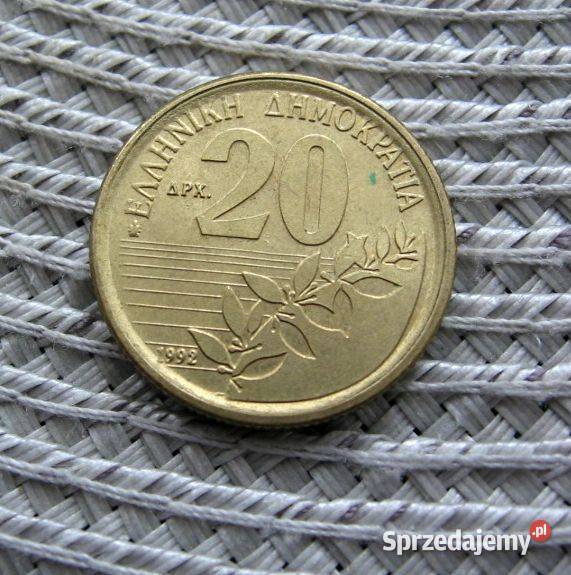 Grecja 20 Drachma 1992r