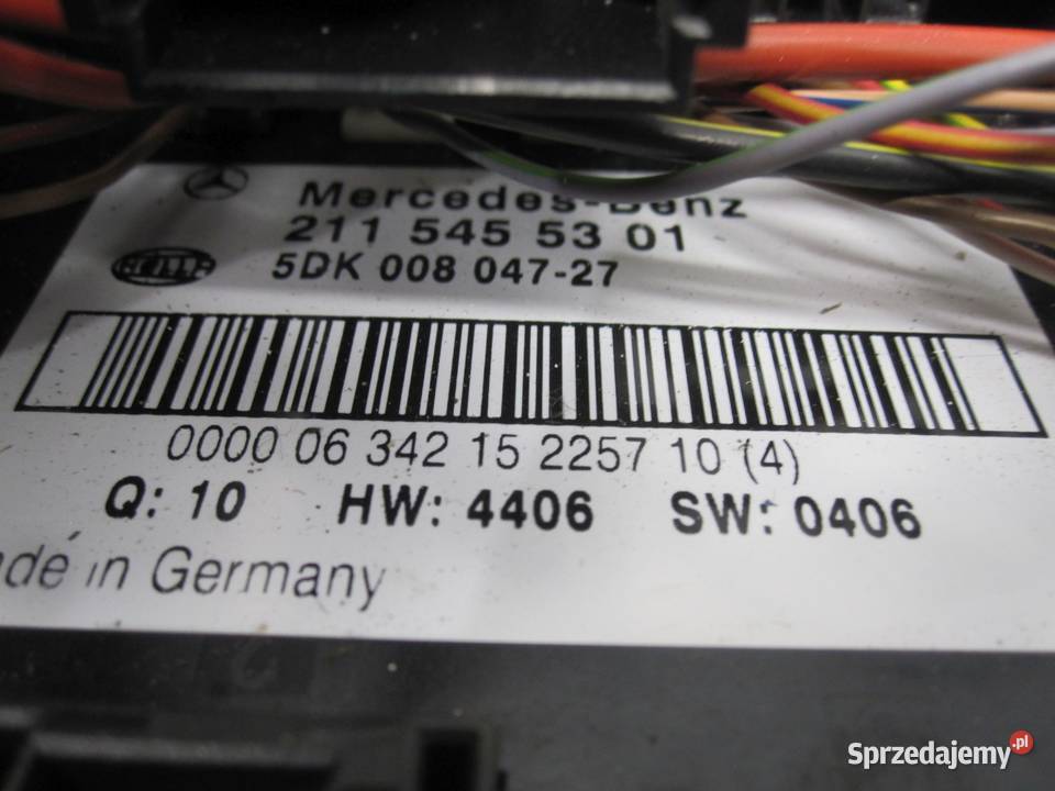 MERCEDES CLS C219 07r moduł SAM BSI 2115455301 sprzedam