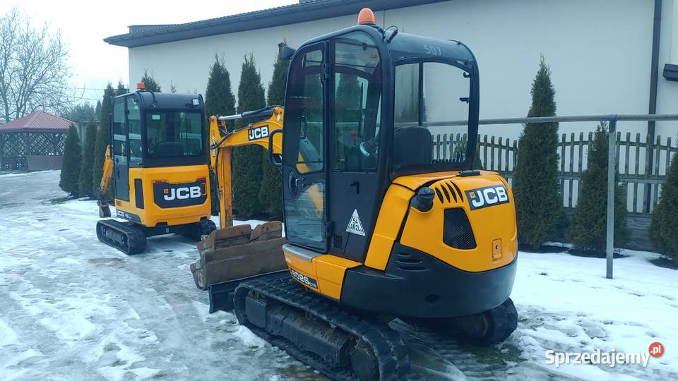 JCB 8026 z 2017 roku stan kabina Piotrków Trybunalski