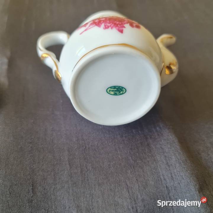 Mały porcelanowy dzbanuszek dekoracyjny mazowieckie Warszawa