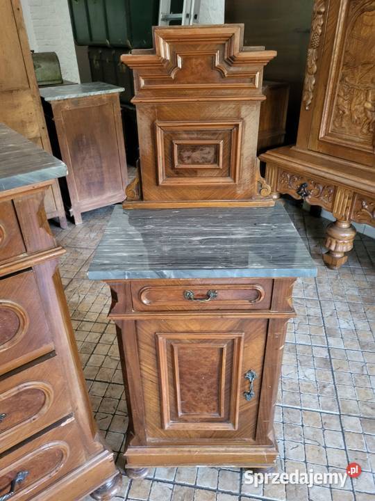 Zestaw do sypialni komoda z szafkami nocnymi Rybnik