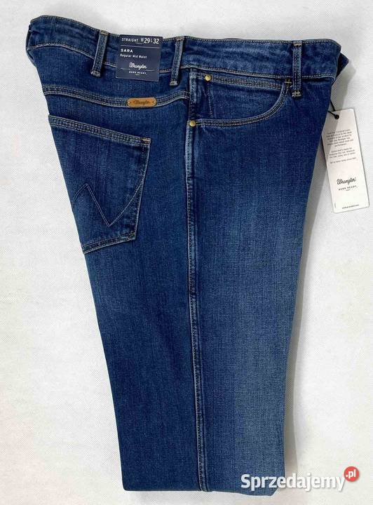 Spodnie damskie Wrangler Sara Meadow Blue W28 Pisz