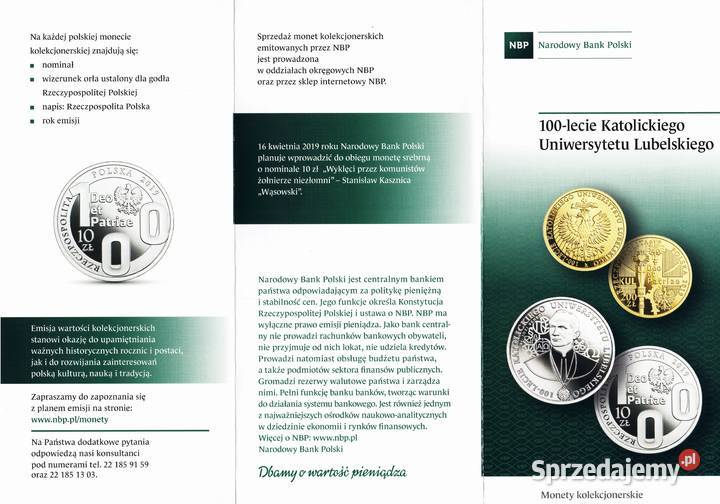 Prospekt emisyjny 100lecie KUL łódzkie Łódź