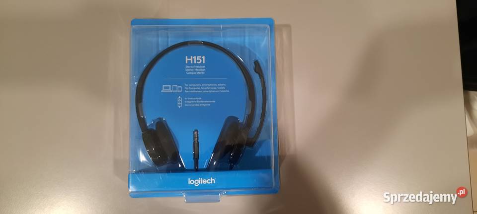 Słuchawki przewodowe Logitech H151 Headset mik Słuchawki i głośniki