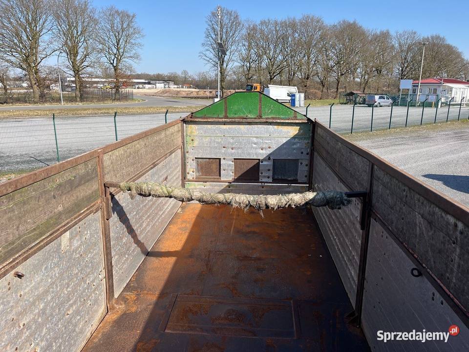 Przyczepa z wywrotem bocznym Kempf HKD16 TriA 3 nieuszkodzony Łomazy