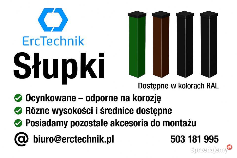 Na sprzedaż oferuję słupki do paneli Kostrzyn nad Odrą