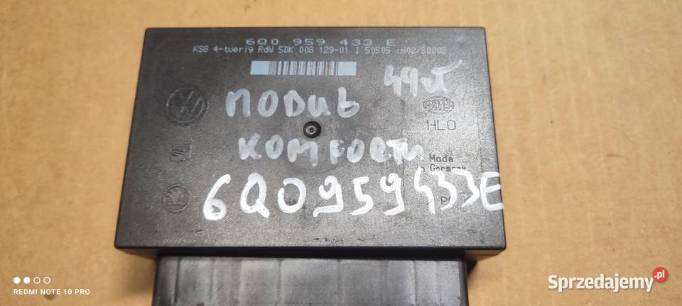 Moduł komfortu VW 6Q0959433E sprzedam