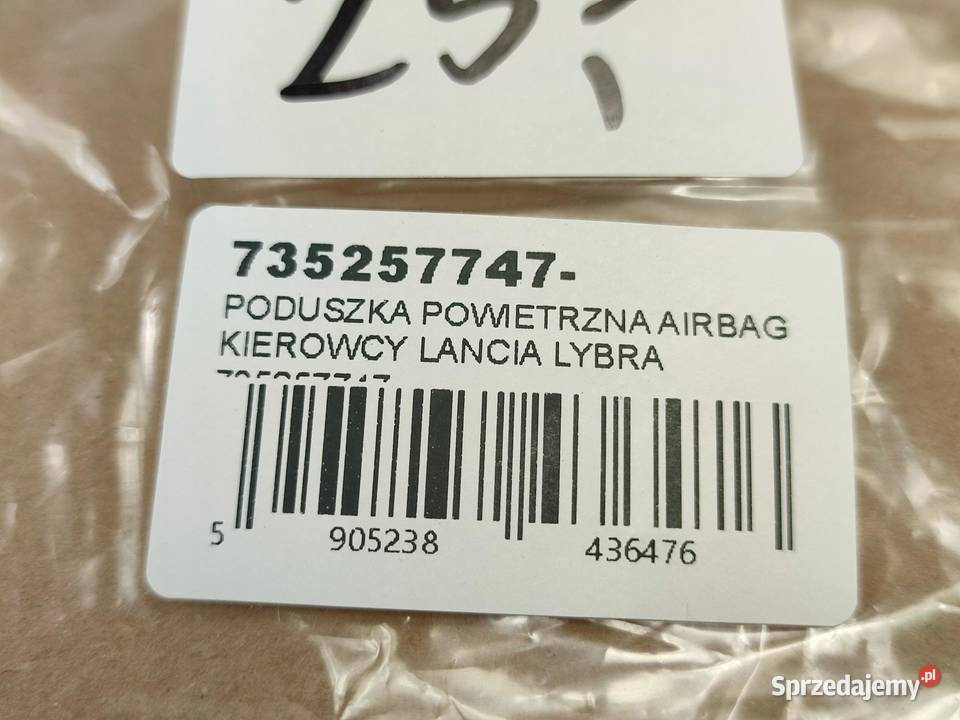 PODUSZKA AIRBAG KIEROWCY LANCIA LYBRA 839 osobowe