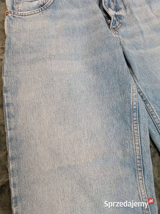 ZARA jeansy wide leg culotte 40 USA 8 jasny Spodnie Katowice