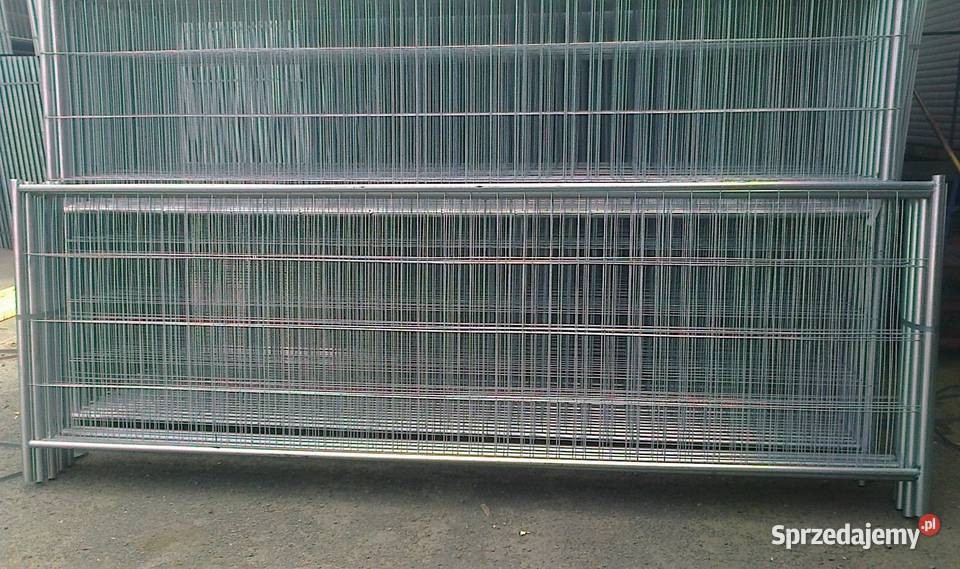 Ogrodzenie budowlane ażurowe niskie 12 m x 35 m sprzedam