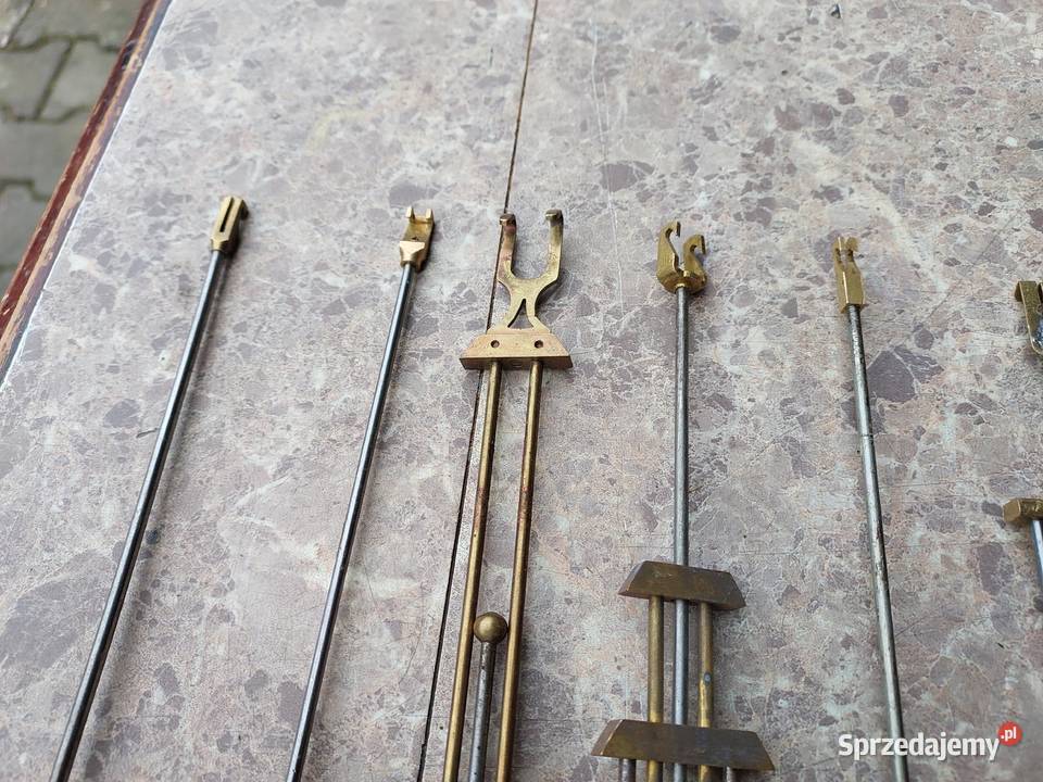 Zestaw 8 ruszta wahadeł starych zegarów Tczew sprzedam