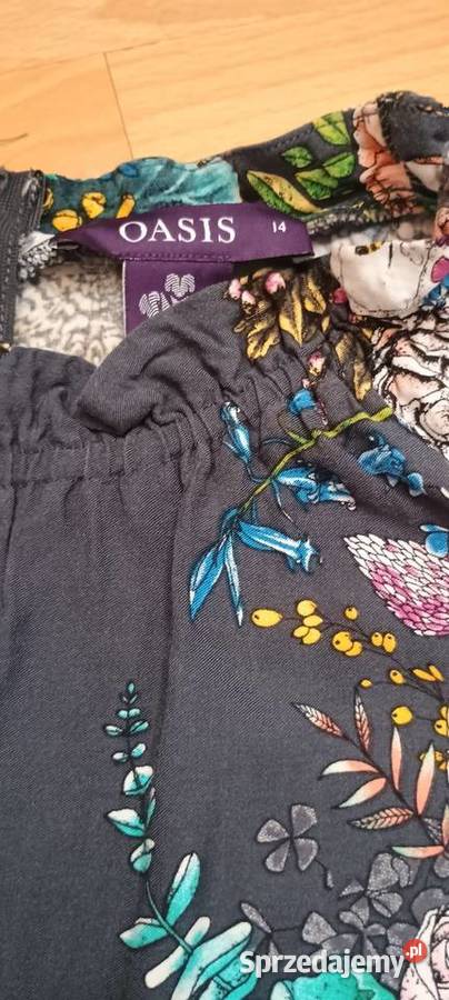 Letnia sukienka w kwiaty z wiskozy L 40 Oasis Spódnice i sukienki Kraków sprzedam