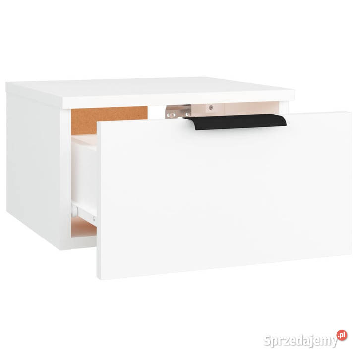 Wiszące szafki nocne 2 białe 34x30x20 WM811377 Pozostałe mazowieckie Warszawa