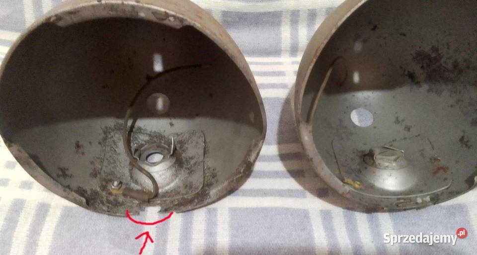 Citroen 2CV klosze lamp komplet osobowe Kluczbork
