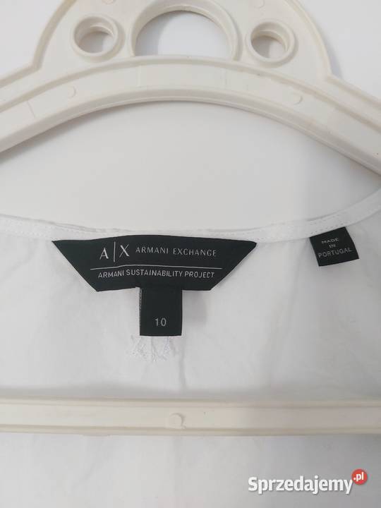 biała sukienka Armani Exchange M lato letnia bez Poznań