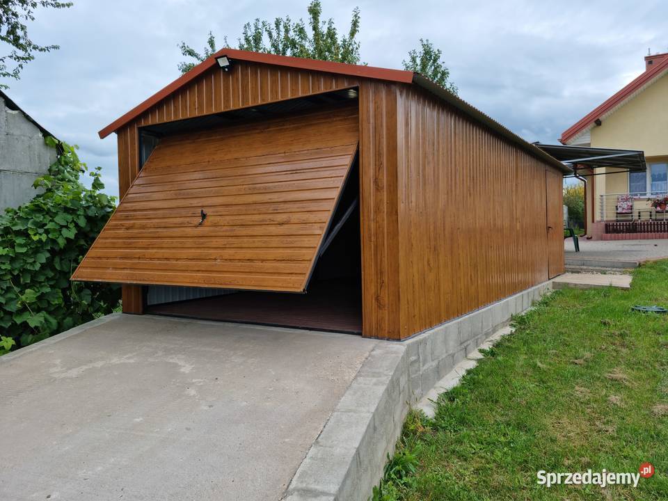 D109 Garaż Blaszany GRAFITOWY 3x5 TANIO Garaże blacha Zielona Góra sprzedam
