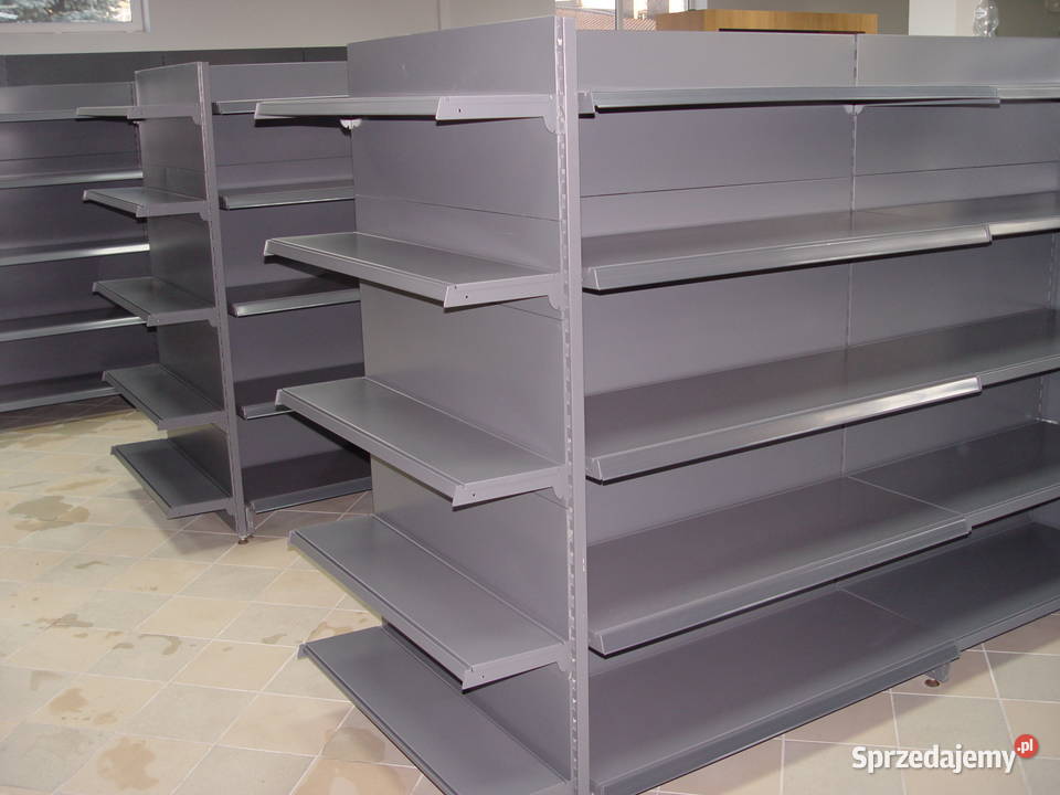 Regał przyścienny sklepowy metalowy tego grafit mazowieckie sprzedam