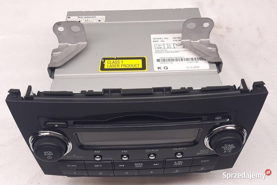 RADIO CD HONDA CRV III 39100SWAG102 Mielęcin sprzedam
