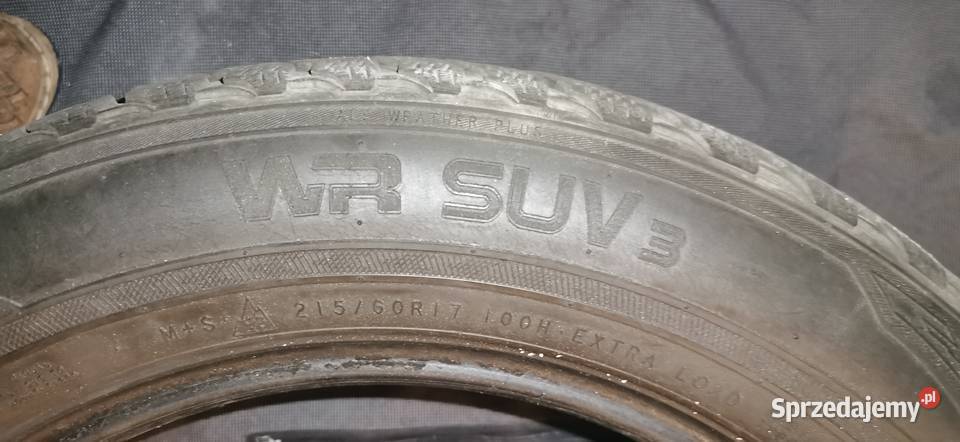 Opony zimowe nokian suv 3 215 60 17 Wrocław