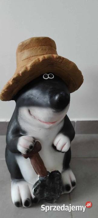 Kret figurka ogrodowa duża