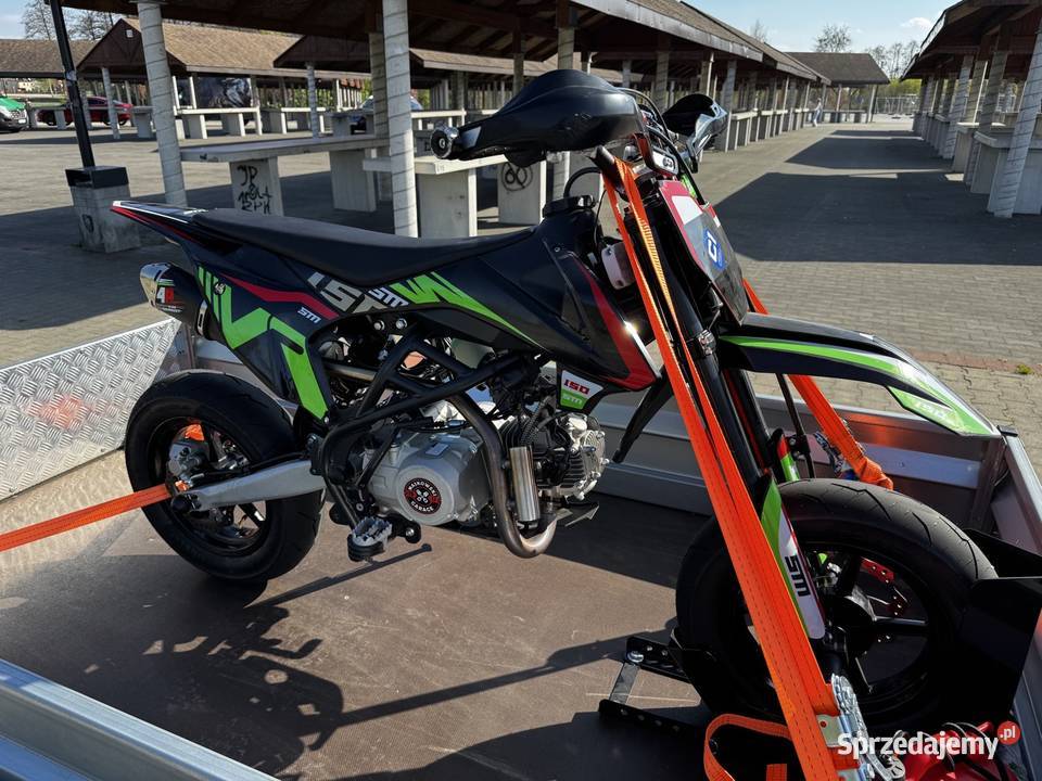 Pitbike 150 supermoto nowe opony wyższy MRF 140 12km Pozostałe Lublin