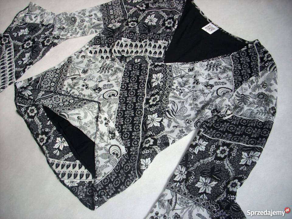 Bay Czarno Biała Bluzka Koszula Nowa 38 40 Moda i Styl sprzedam