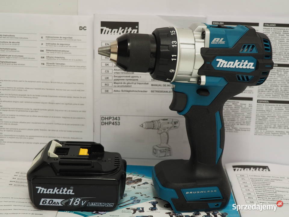 MAKITA DDF 486 wkretarka 130Nm bateria 18v 6Ah Elektryczne Michałowice sprzedam