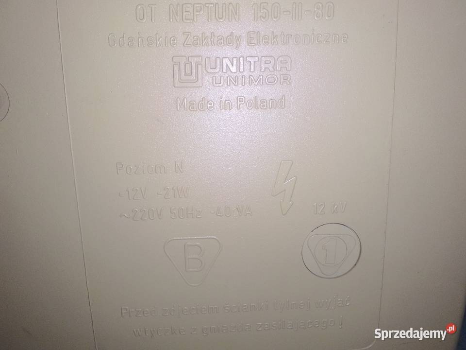 Telewizor UNITRA NEPTUN OT150 wielkopolskie Tarnowo Podgórne