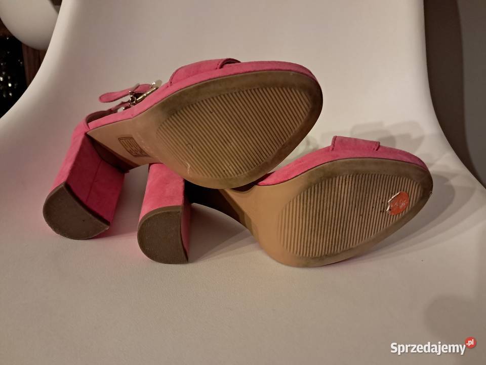 różowe zamszowe buty mohito raz założone stan Sandomierz