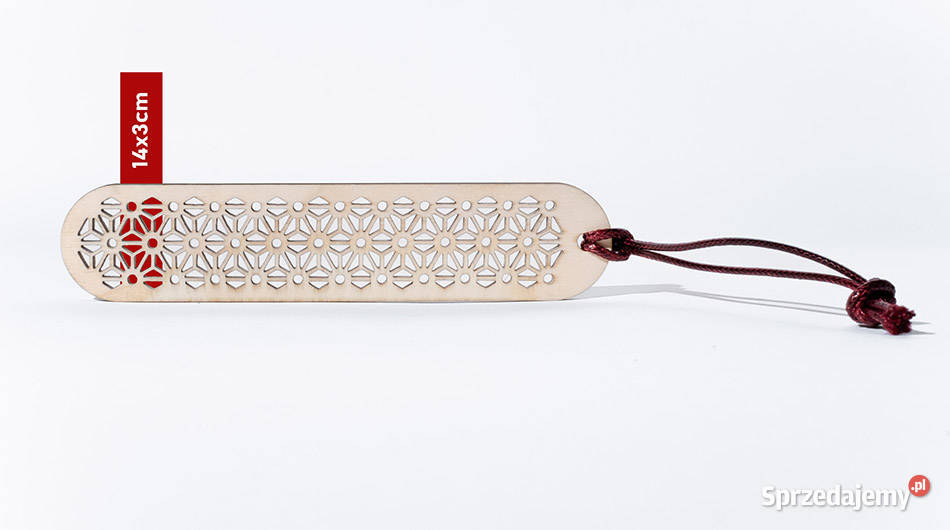 Drewniane zakładki do książki eko prezent fanów