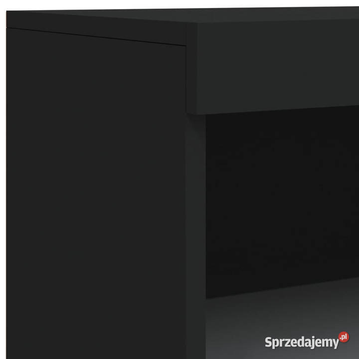Szafka z oświetleniem LED czarna 605x37x100 Warszawa