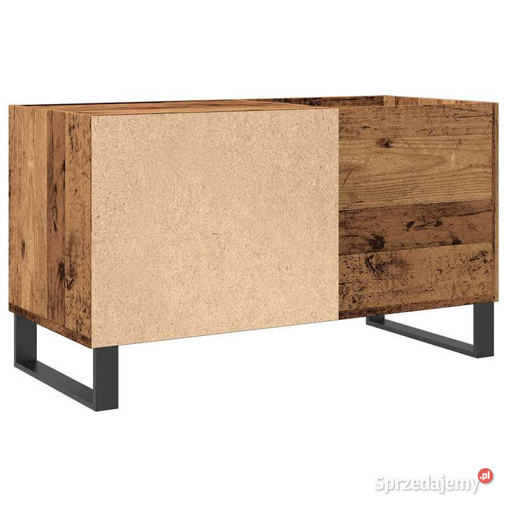 Szafka na płyty stare drewno 845x38x48 WM857244 mazowieckie Warszawa