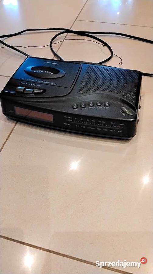 Radioodtwarzacz z Budzikiem na Kasety VHS Nowa Sól
