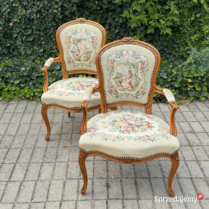 ARTexpert Para pałacowych foteli fotel fotele Dobrzany