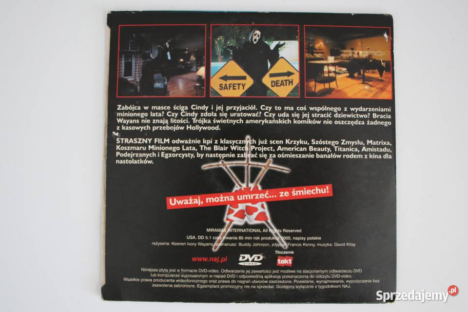 Film Straszny film płyta DVD Wrocław