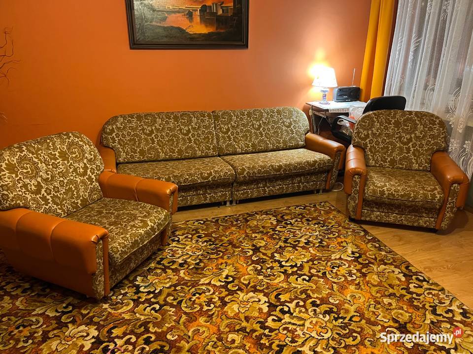 Komplet wypoczynkowy vintage PRL Jugosławia łódzkie Zgierz