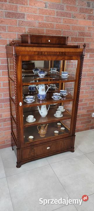 Ekskluzywna serwantka biedermeier antyk Antyki Łagów