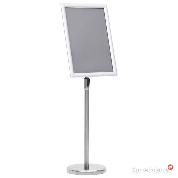 STOJAK NA PLAKAT A3 SREBRNY STOP ALUMINIUM