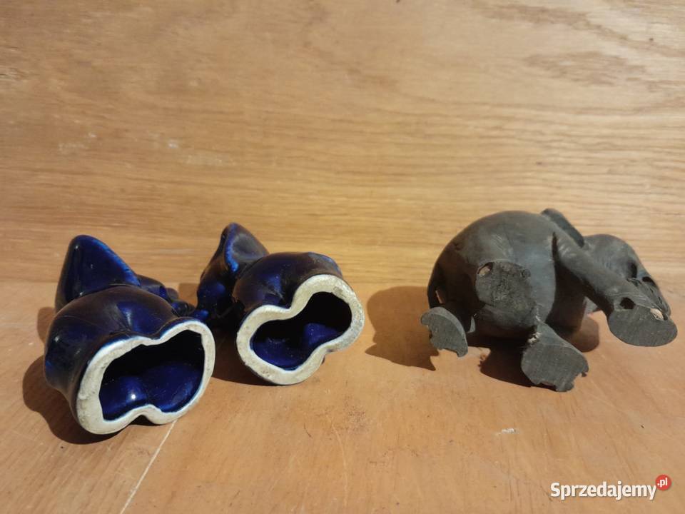 Stara figurka figurki słoń słonik słoniki do śląskie Dąbrowa Górnicza