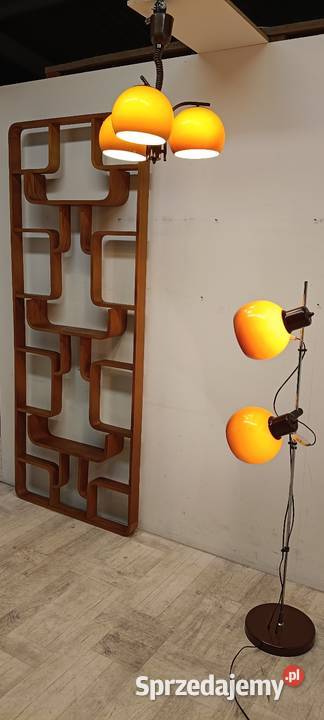 lampa podłogowa i żyrandol vintage Węgry Radomsko