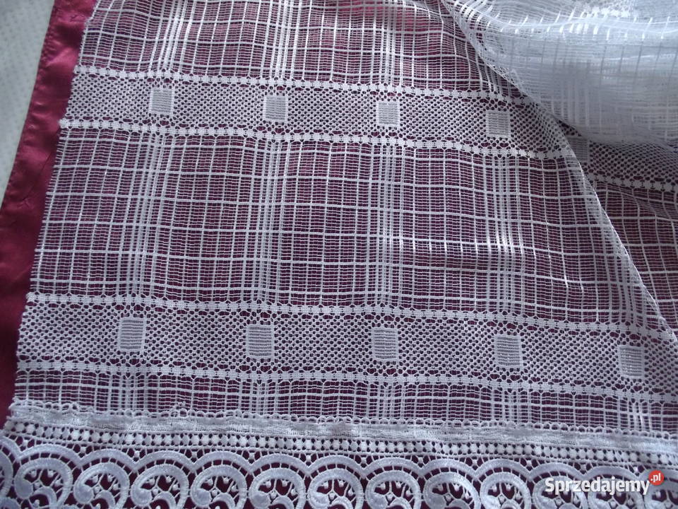 Materiał firana żakard gipiura 169660 Piekary Śląskie sprzedam