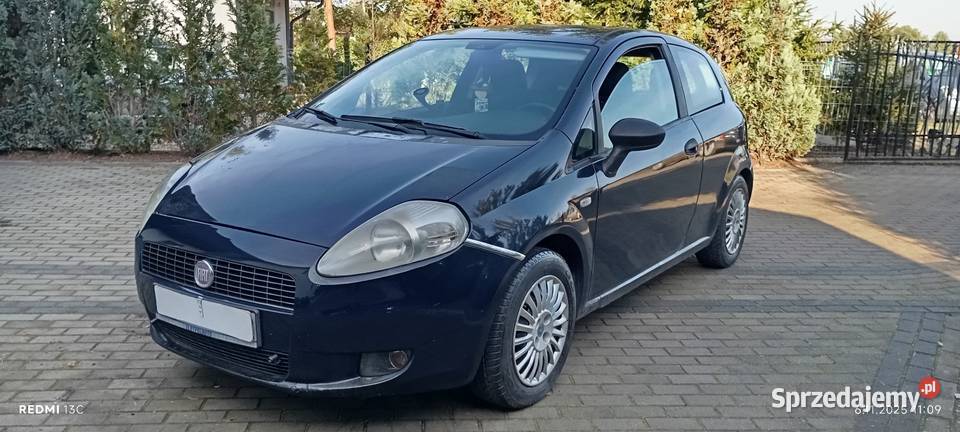 Ekonomiczny Fiat Grande Punto 2007r 12 benzLPG Rok produkcji 2007