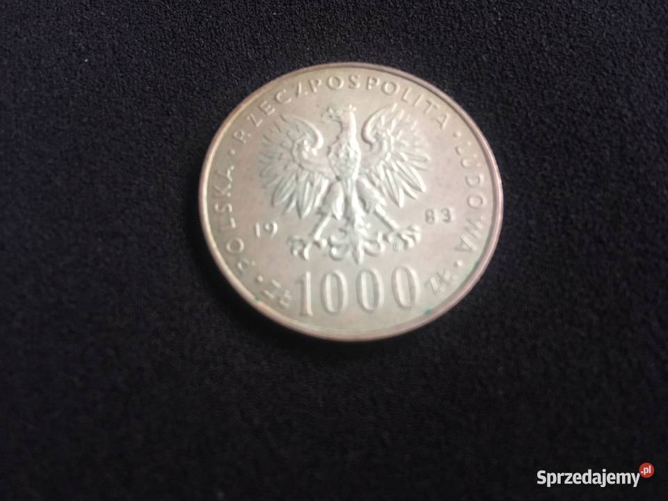 Moneta PRL Jan Paweł II nie czyszczona nigdy Kołobrzeg